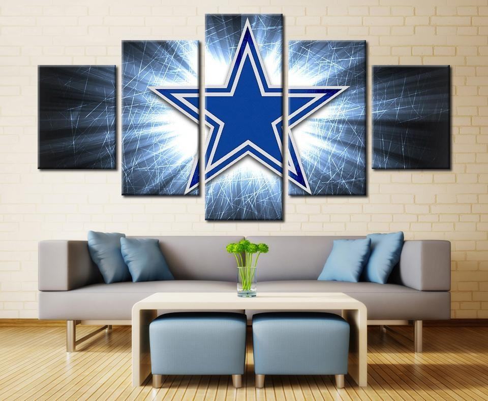 Dallas Cowboys 5 Sport Leinwandbilder Kunstdrucke Rahmen