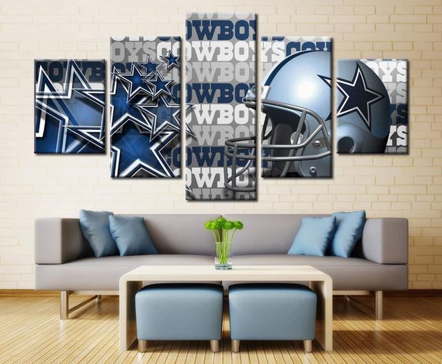 Dallas Cowboys 6 Sport Leinwandbilder – Kunstdrucke Football