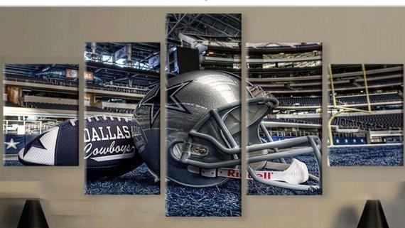 Dallas Cowboys 8 Sport Leinwandbilder – Kunstdrucke Football