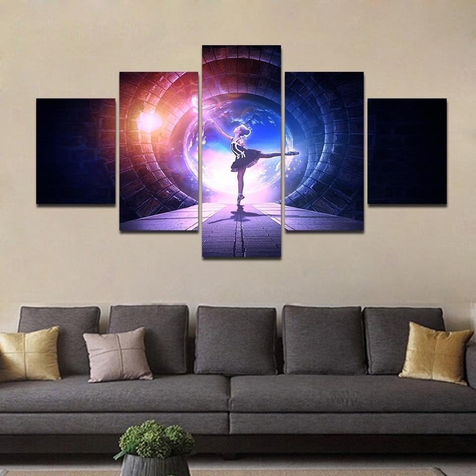 Dance Girl Dream Pigeon Sport Leinwandbilder – Kunstdrucke Sport