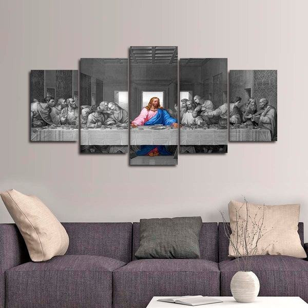 Das Letzte Abendmahl Pop Leinwandbilder Kunstdrucke Rahmen