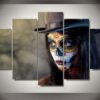 day of the dead face makeup hat festival leinwandbilder kunstdrucke 6753