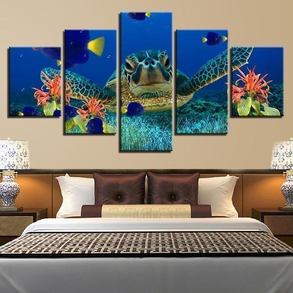deep sea turtles animal leinwandbilder kunstdrucke 7275