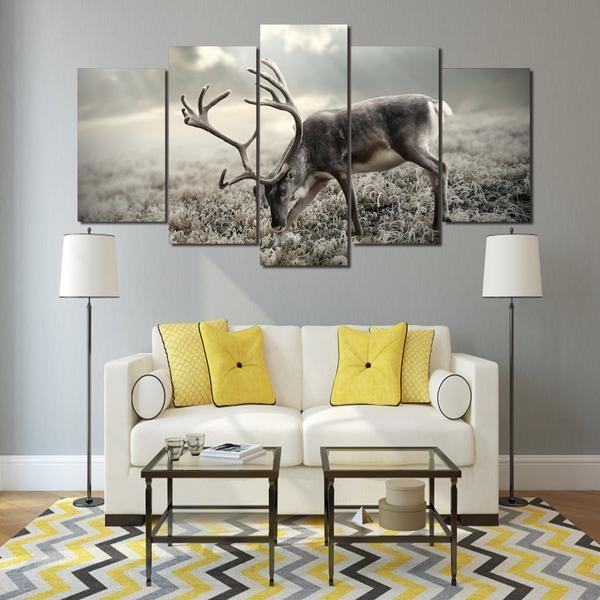 Deer Animal Leinwandbilder Kunstdrucke  