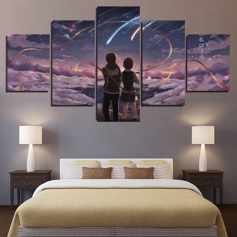 Dein Name Kimi No Na Wa Leinwandbilder Kunstdrucke Rahmen