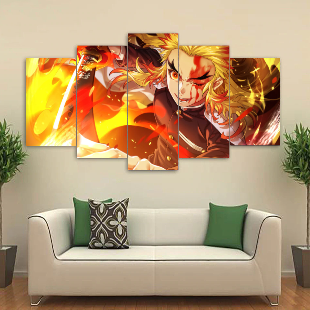 Demon Slayer Leinwandbilder – Einzigartige Anime-Dekoration