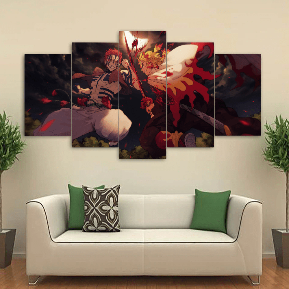 Demon Slayer Leinwandbilder – Exklusive Designs für Fans