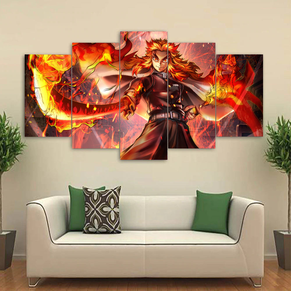 Demon Slayer Leinwandbilder – Hochwertige Bilder im Anime-Stil