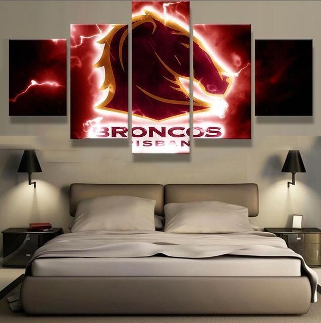 Denver Broncos 2 Sport Leinwandbilder – Kunstdrucke Football