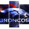 denver broncos 4 sport leinwandbilder – kunstdrucke football 4233
