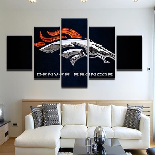 Denver Broncos 9 Sport Leinwandbilder – Kunstdrucke Football