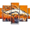 denver broncos football canvas football leinwandbilder kunstdrucke 7777