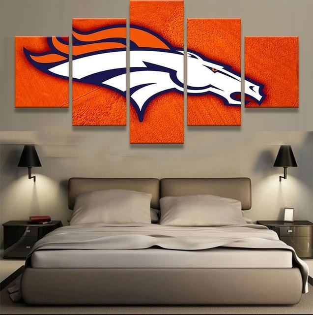 Denver Broncos Sports Team Sport Leinwandbilder – Kunstdrucke Football