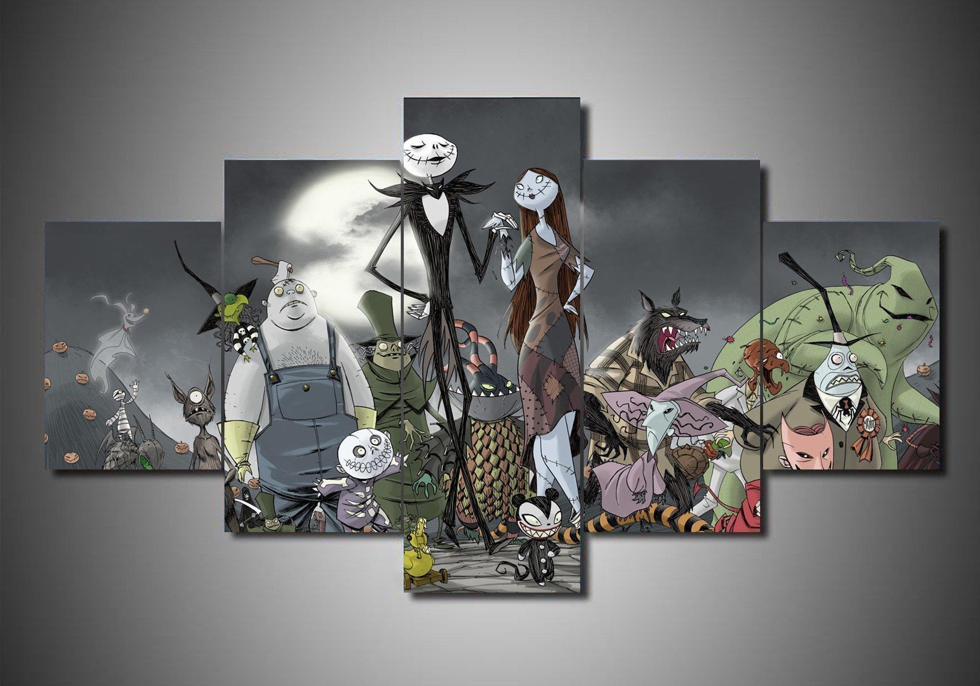 Der Albtraum Vor Weihnachten Jack Skellington 03 Leinwandbilder Kunstdrucke Rahmen