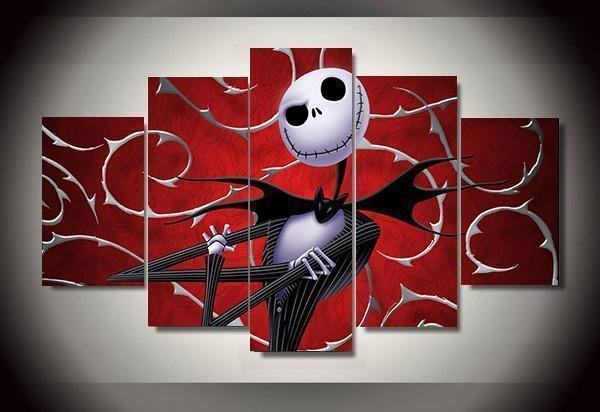 Der Albtraum Vor Weihnachten Jack Skellington 08 Leinwandbilder Kunstdrucke Rahmen