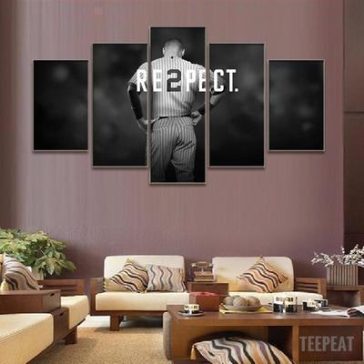 Derek Jeter Re2pect Sport Leinwandbilder Kunstdrucke  