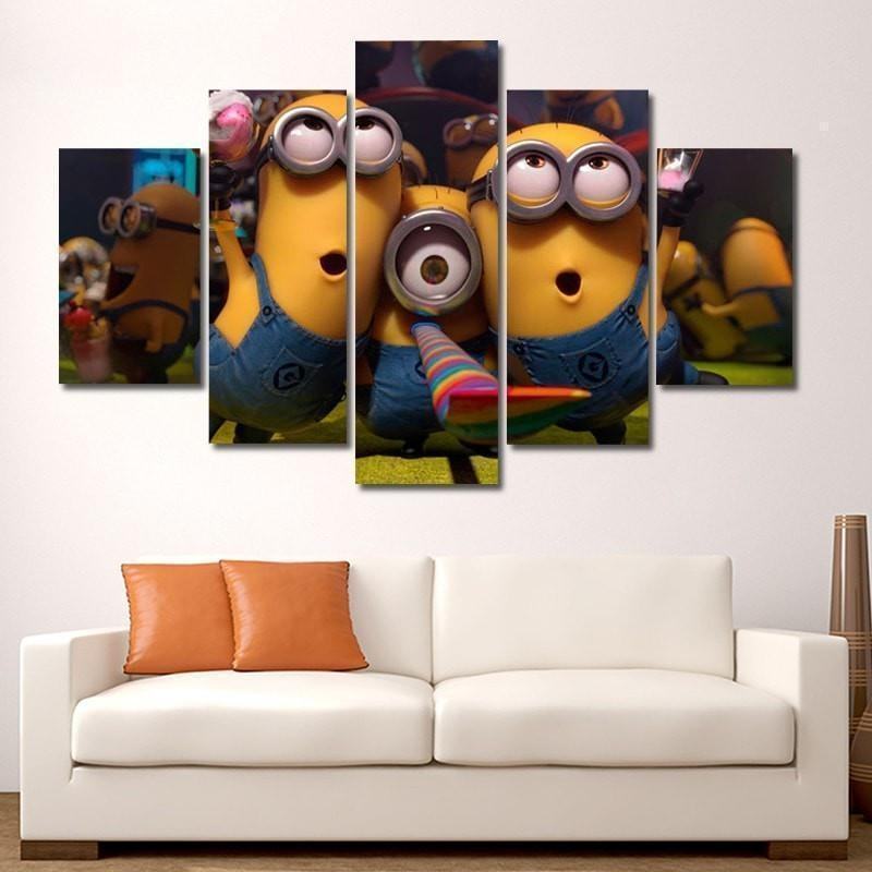 Despicable Me Minions Cartoon Leinwandbilder Kunstdrucke  