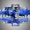 Detroit Lions Ezekiel Ansah Sport Leinwandbilder Kunstdrucke detroit lions ezekiel ansah sport leinwandbilder kunstdrucke 2365