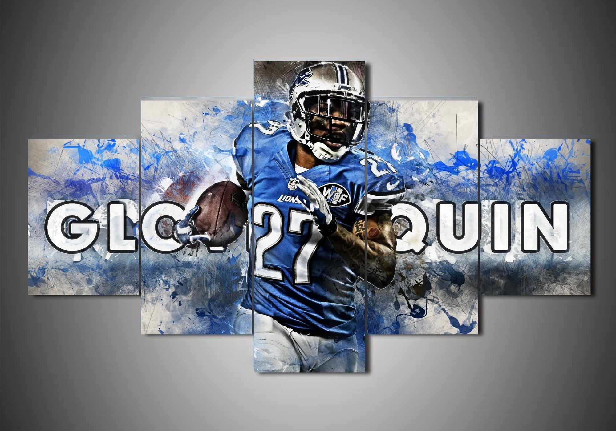 Detroit Lions Glover Quin Sport Leinwandbilder – Kunstdrucke Football