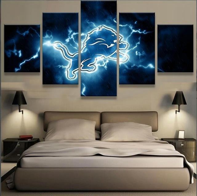 Detroit Lions Sports Sport Leinwandbilder Kunstdrucke  