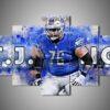 detroit lions t.j. lang sport leinwandbilder – kunstdrucke football 8440