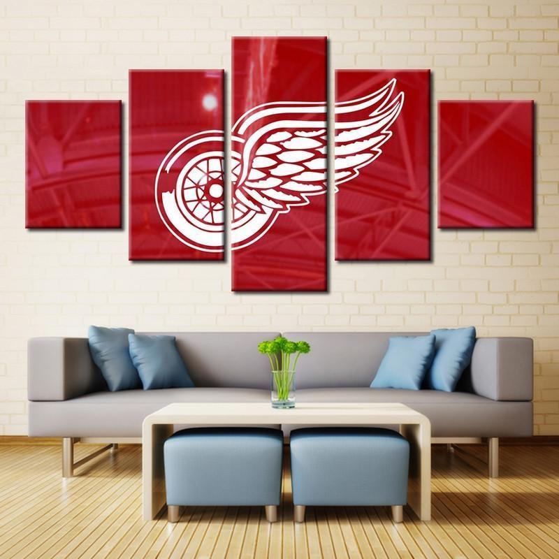 Detroit Red Wings NHL Team Sport Leinwandbilder – Kunstdrucke Hockey