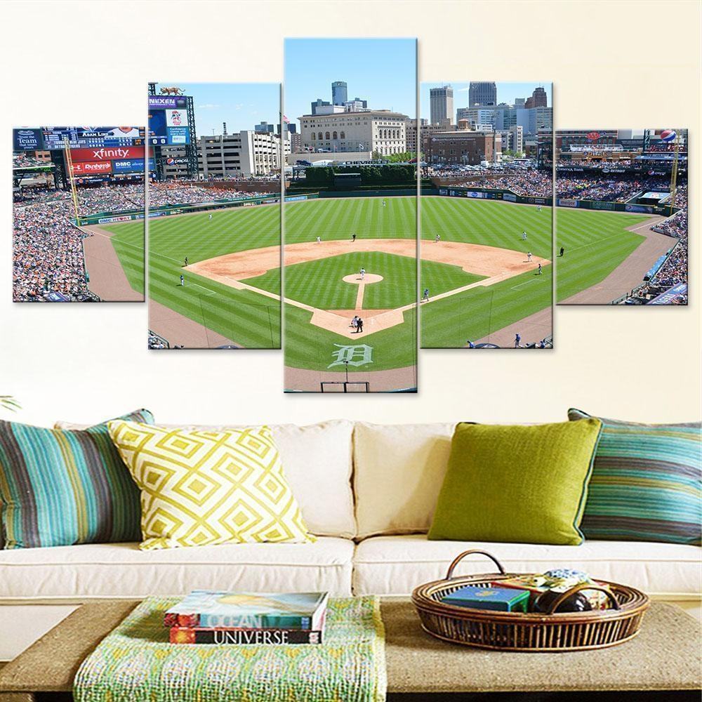 Detroit Tigers Stadium Baseball Leinwandbilder Kunstdrucke  