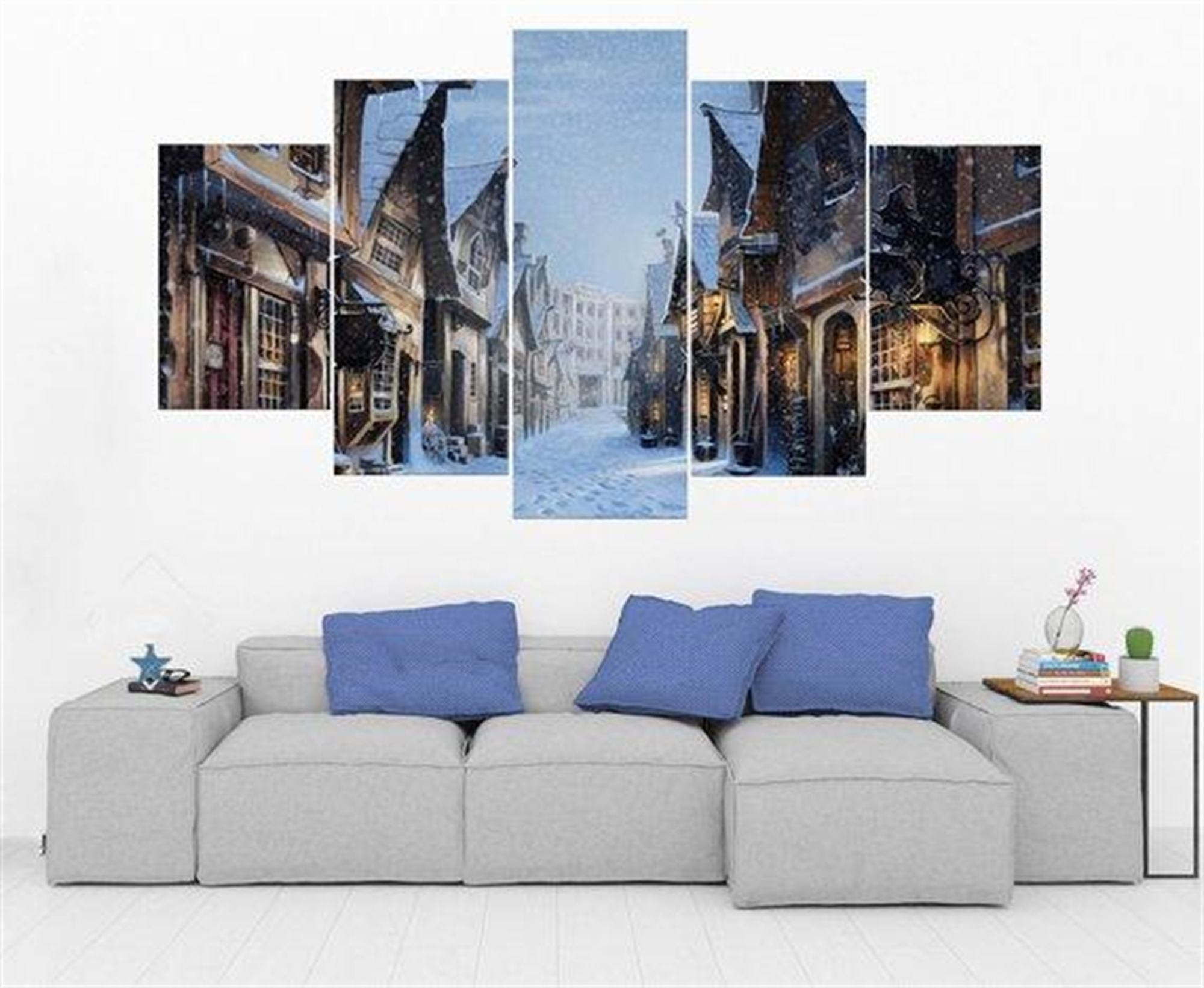 Diagon Alley Harry Potter Film Leinwandbilder Kunstdrucke Rahmen