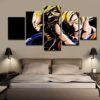die legende von dragon ball karikatur leinwandbilder kunstdrucke mit rahmen 8747