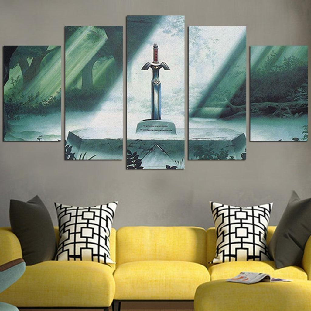 Die Legende Von Zelda Sword Leinwandbilder Kunstdrucke Rahmen