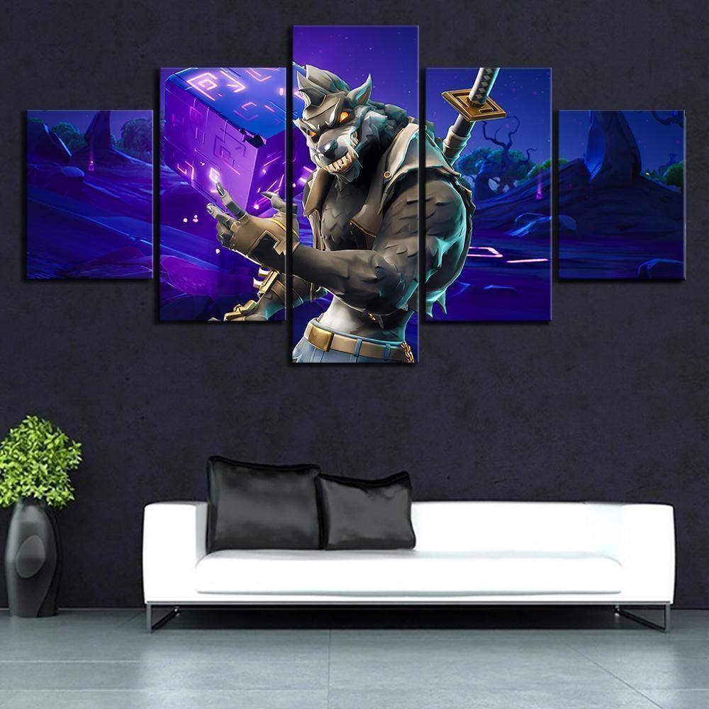 Dire Werewolf Skin Fortnite Gaming Leinwandbilder Kunstdrucke  