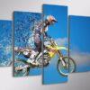 dirt bike motocross supercross freestyle jump stunt sport leinwandbilder – kunstdrucke motorsport 7438