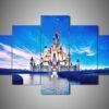 disney castle 2 cartoon leinwandbilder kunstdrucke rahmen 2193