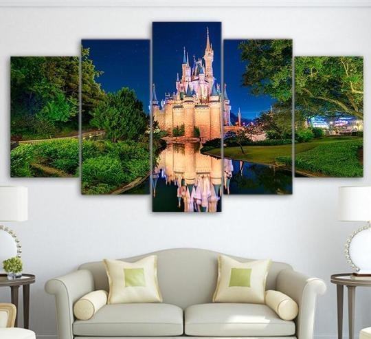 Disney World Cinderellas Castle Disney Leinwandbilder Kunstdrucke Rahmen