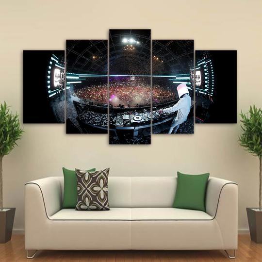 Dj Marshmello In Concert Music Leinwandbilder Kunstdrucke   