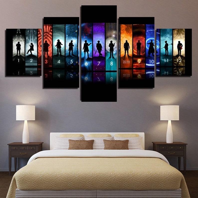 Doctor Who 3 Leinwandbilder Kunstdrucke Rahmen