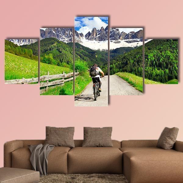 Dolomites Mountains In Northern Italy Sport Leinwandbilder – Kunstdrucke Landscape