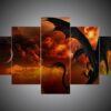 Dragon 9 Abstract Animal Leinwandbilder Kunstdrucke dragon 9 abstract animal leinwandbilder kunstdrucke 5027