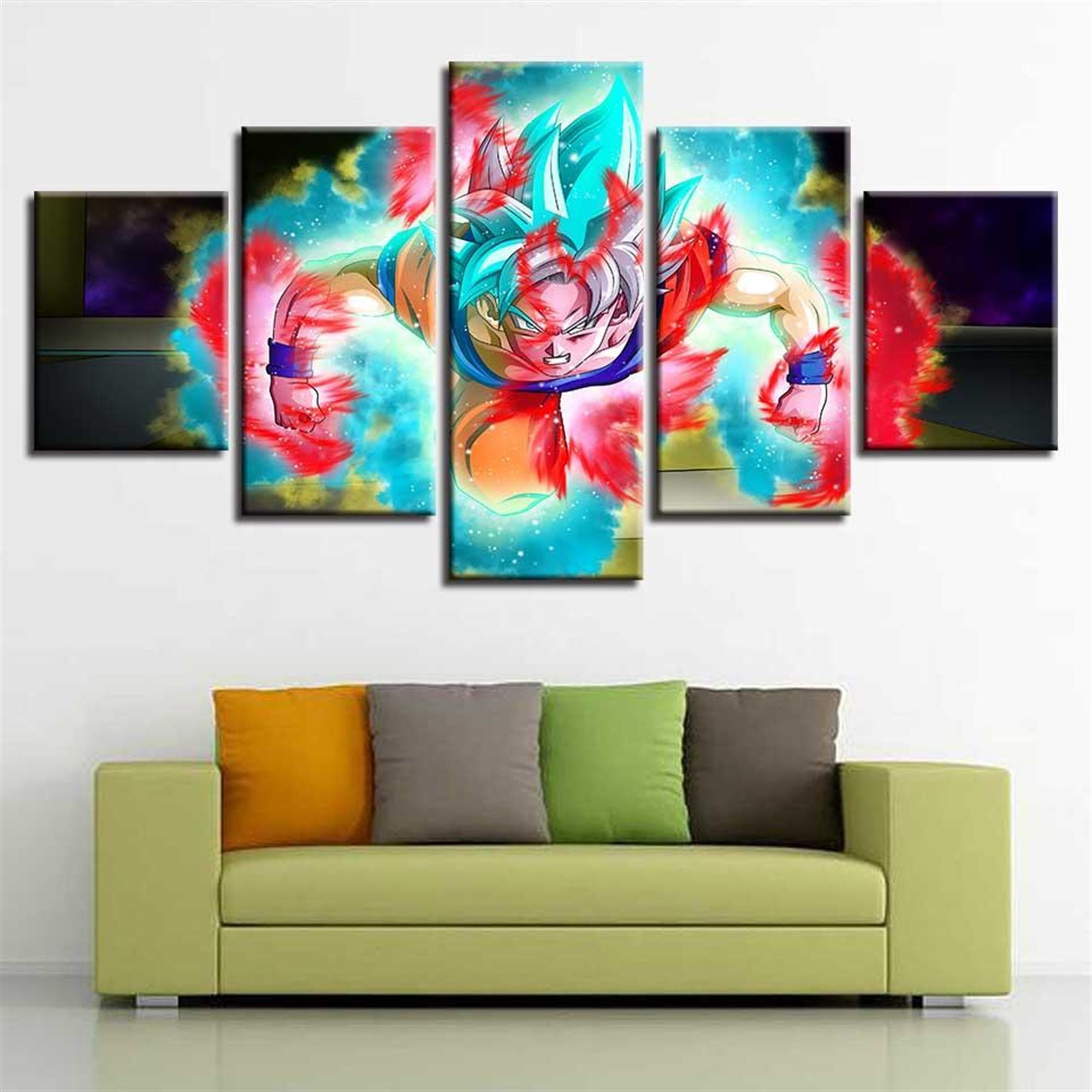 Dragon Ball Anime Leinwandbilder: Charaktere in Karikatur