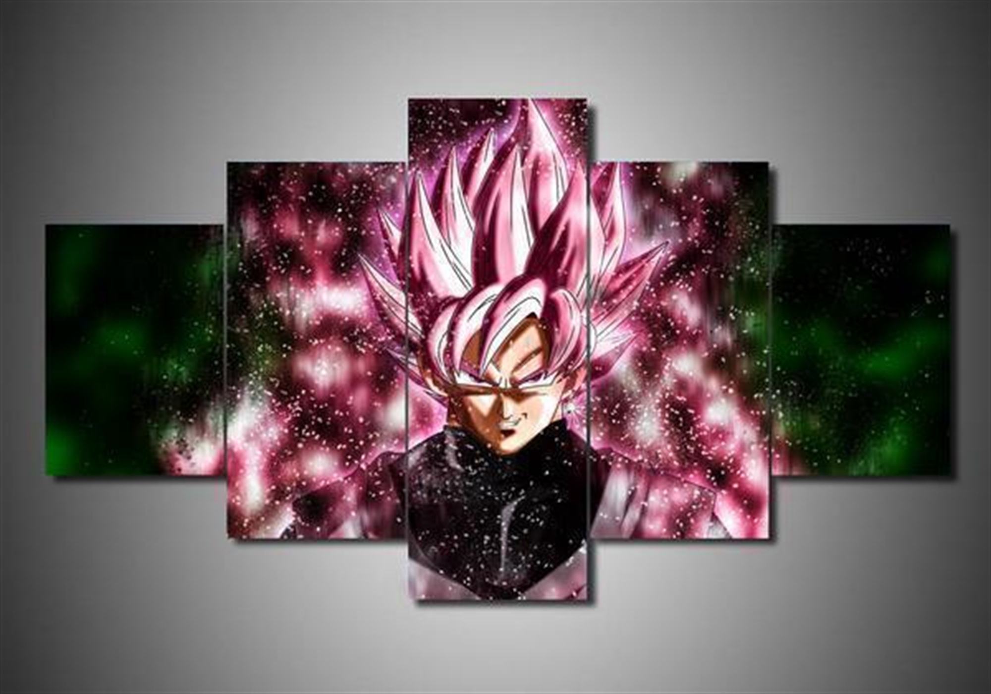 Dragon Ball Black Goku: Anime Leinwandbilder Kunstdrucke