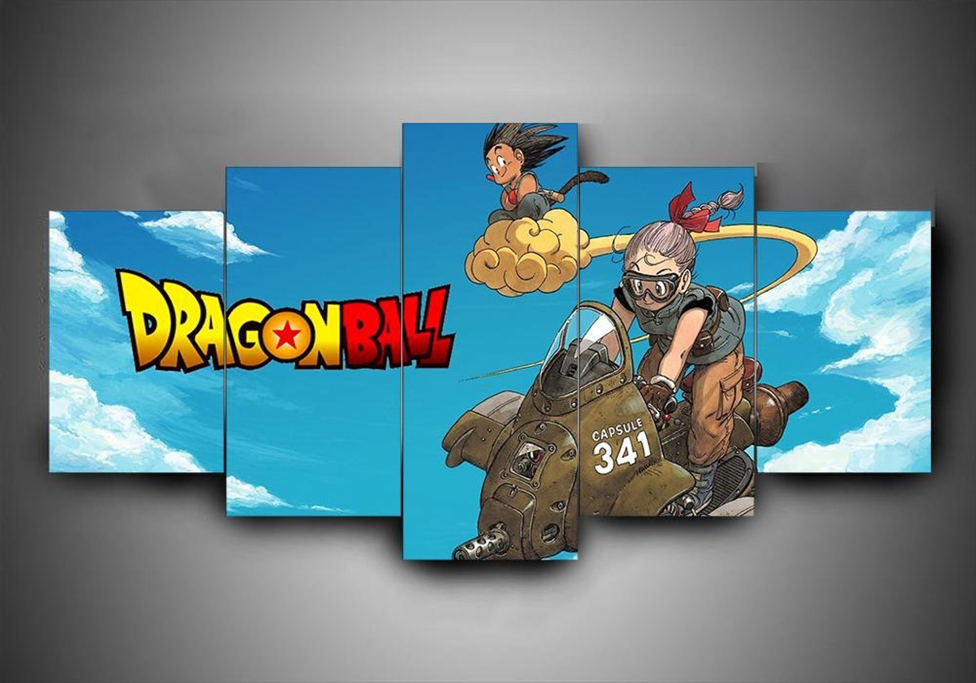 Dragon Ball Goku Kind: Anime Leinwandbilder Kunstdrucke