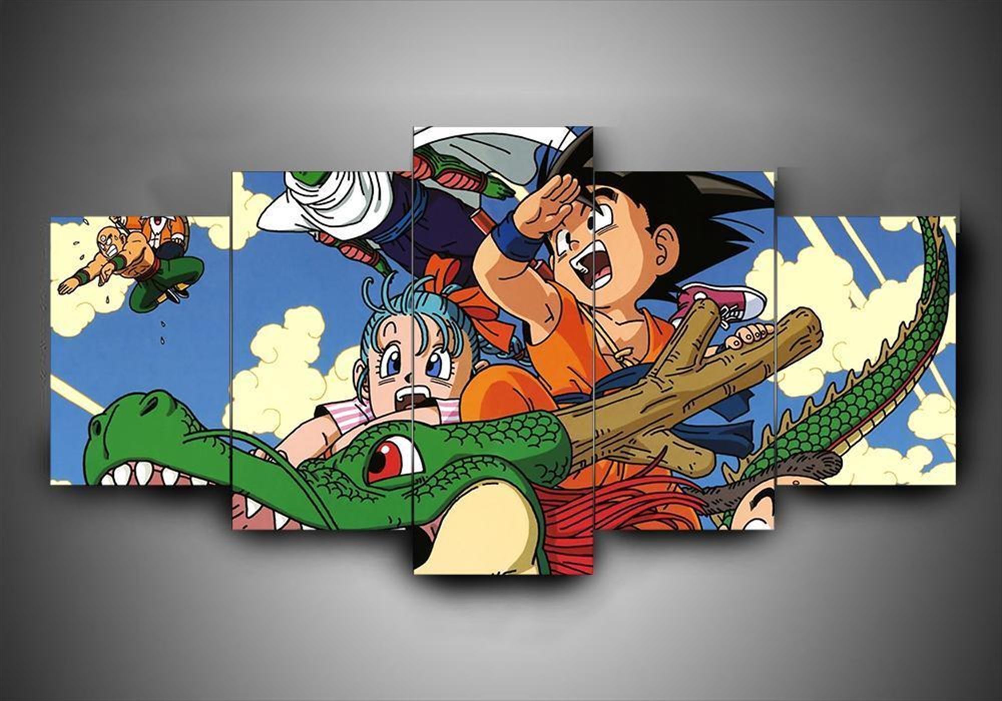 Dragon Ball Goku Saiyan Blue: Anime Leinwandbilder Kunstdrucke