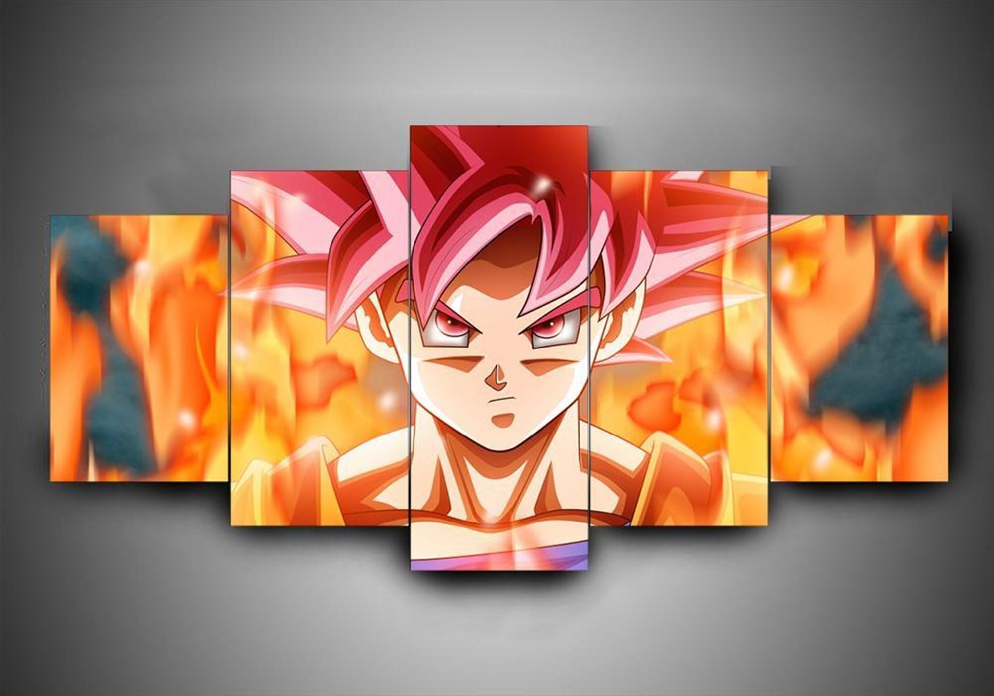 Dragon Ball Goku Ultra Instinkt 2: Anime Leinwandbilder Kunstdrucke