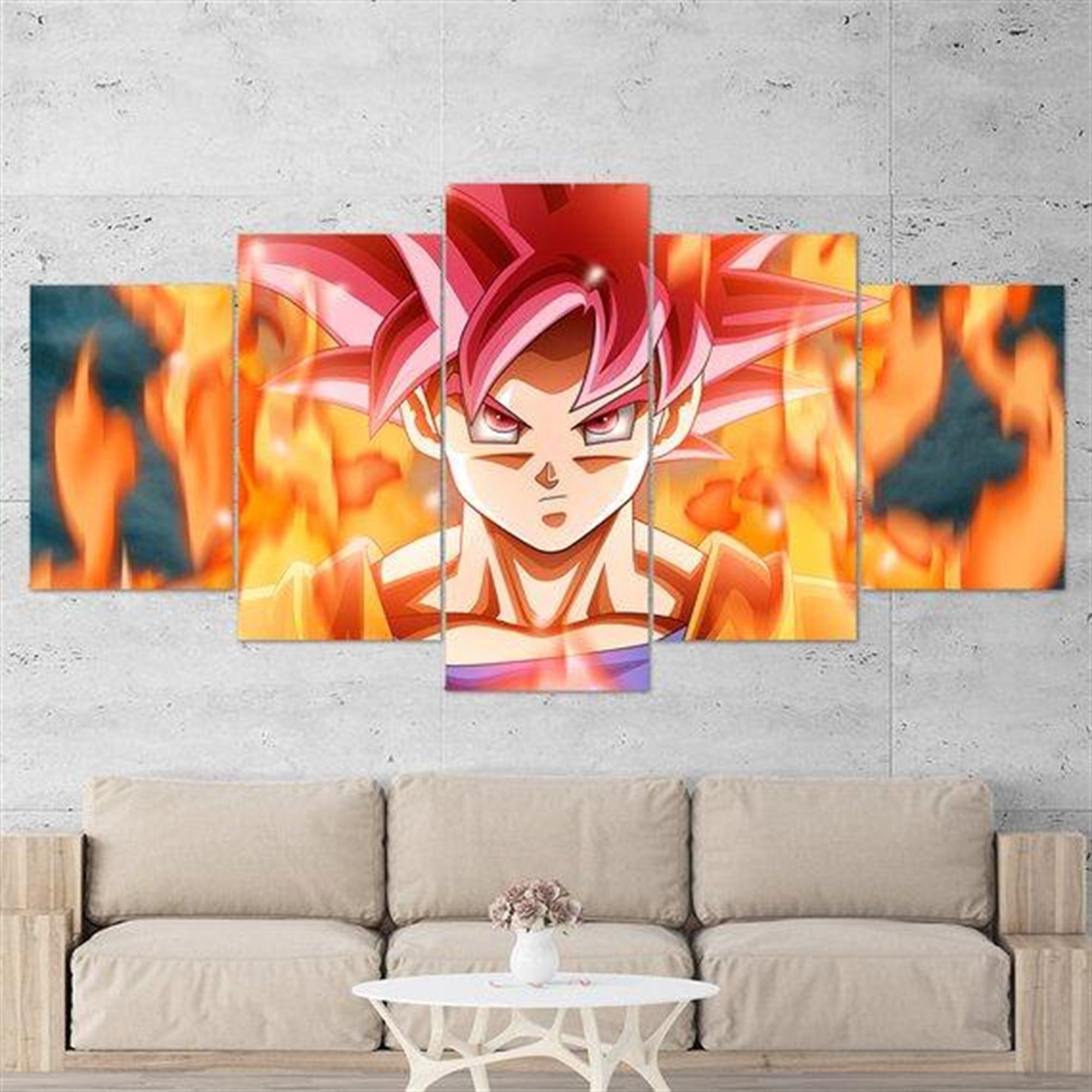 Dragon Ball Z 02: Anime Leinwandbilder Kunstdrucke Mit Rahmen