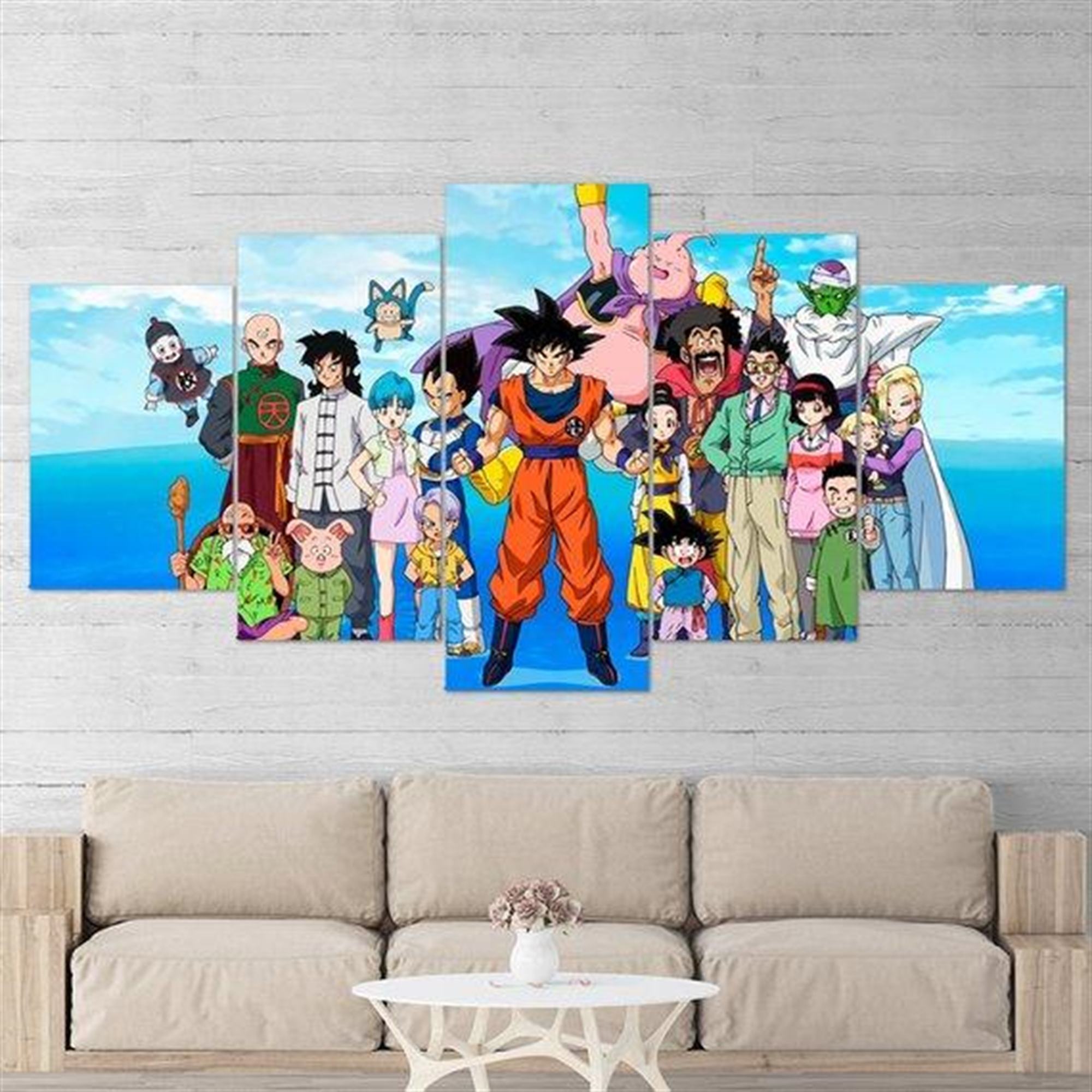 Dragon Ball Z 04: Anime Leinwandbilder Kunstdrucke Mit Rahmen