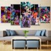 dragon ball z 3 anime leinwandbilder kunstdrucke mit rahmen 8959