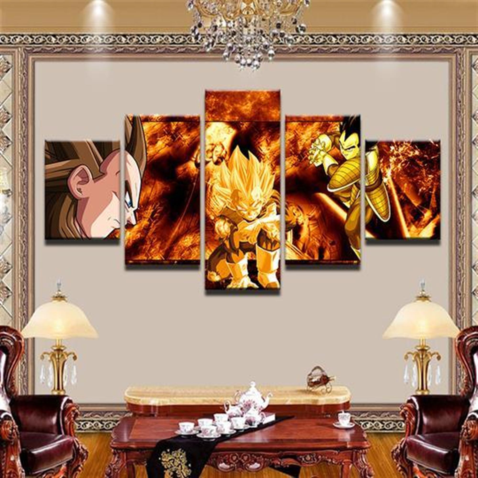 Dragon Ball Z 5: Anime Leinwandbilder Kunstdrucke Mit Rahmen