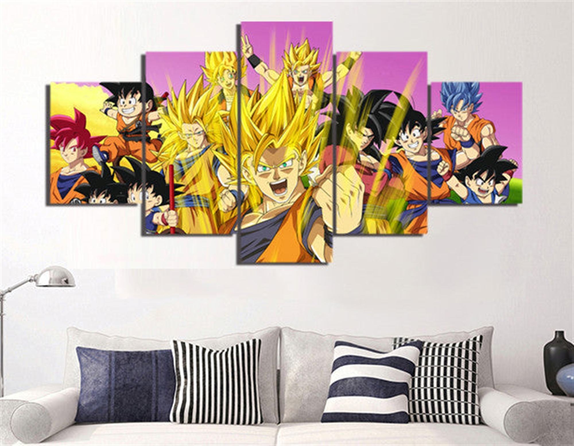 Dragon Ball Z Leinwandbilder Kunstdrucke Rahmen -  10