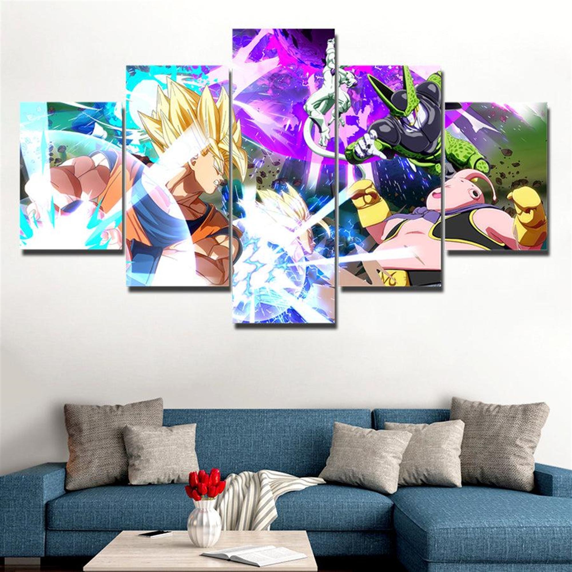 Dragon Ball Z Leinwandbilder Kunstdrucke Rahmen -  4