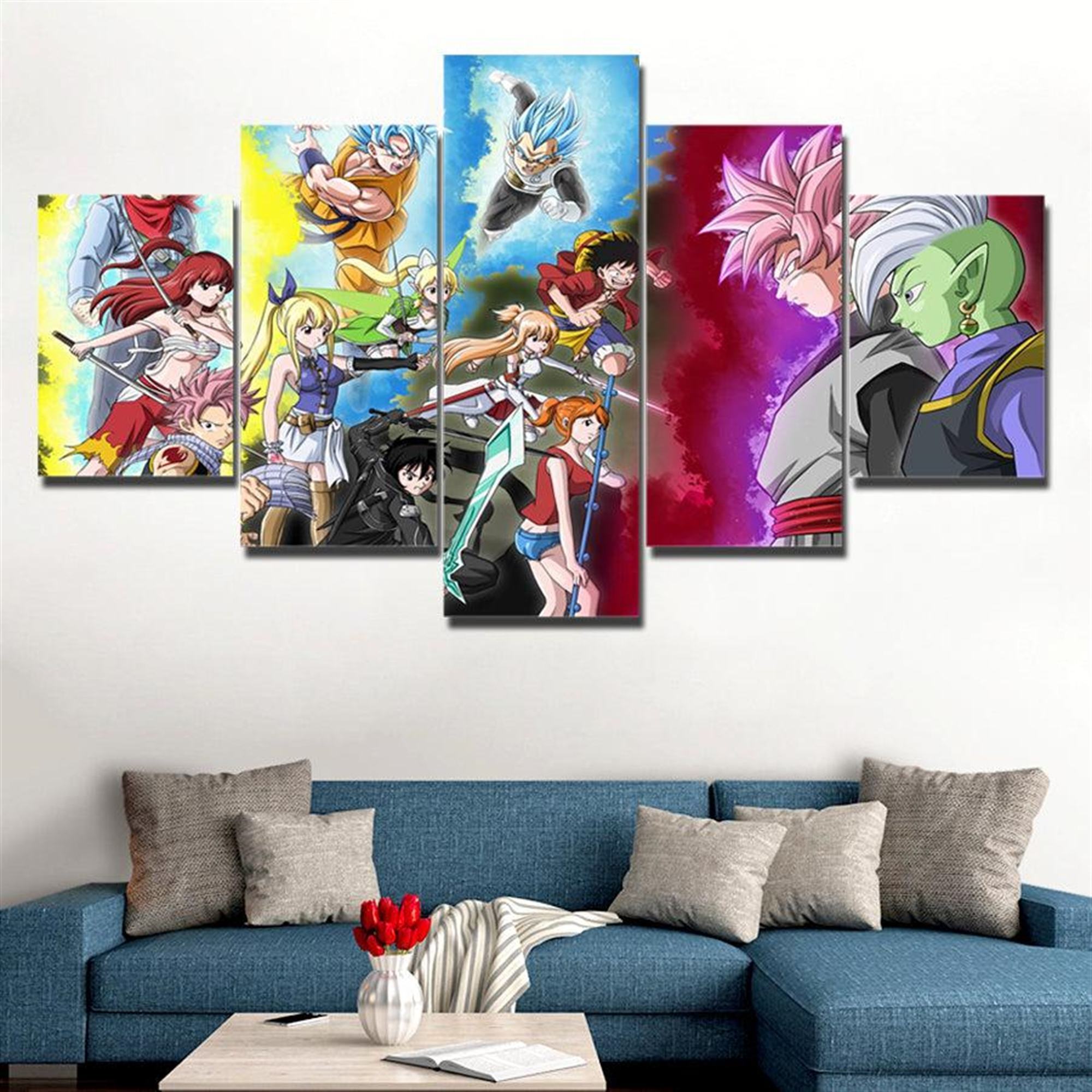 Dragon Ball Z Leinwandbilder Kunstdrucke Rahmen -  9